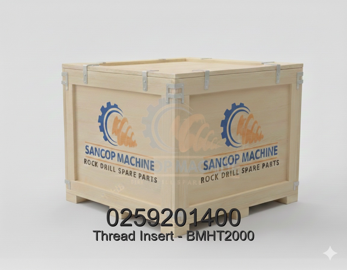 0259 2014 00 ATLAS COPCO THREAD INSERT BMHT2000 OEM compatible rock drill spare part 0259 2014 00 ATLAS COPCO THREAD INSERT BMHT2000