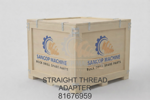 81676959 STRAIGHT THREAD ADAPTER OEM compatible rock drill spare part