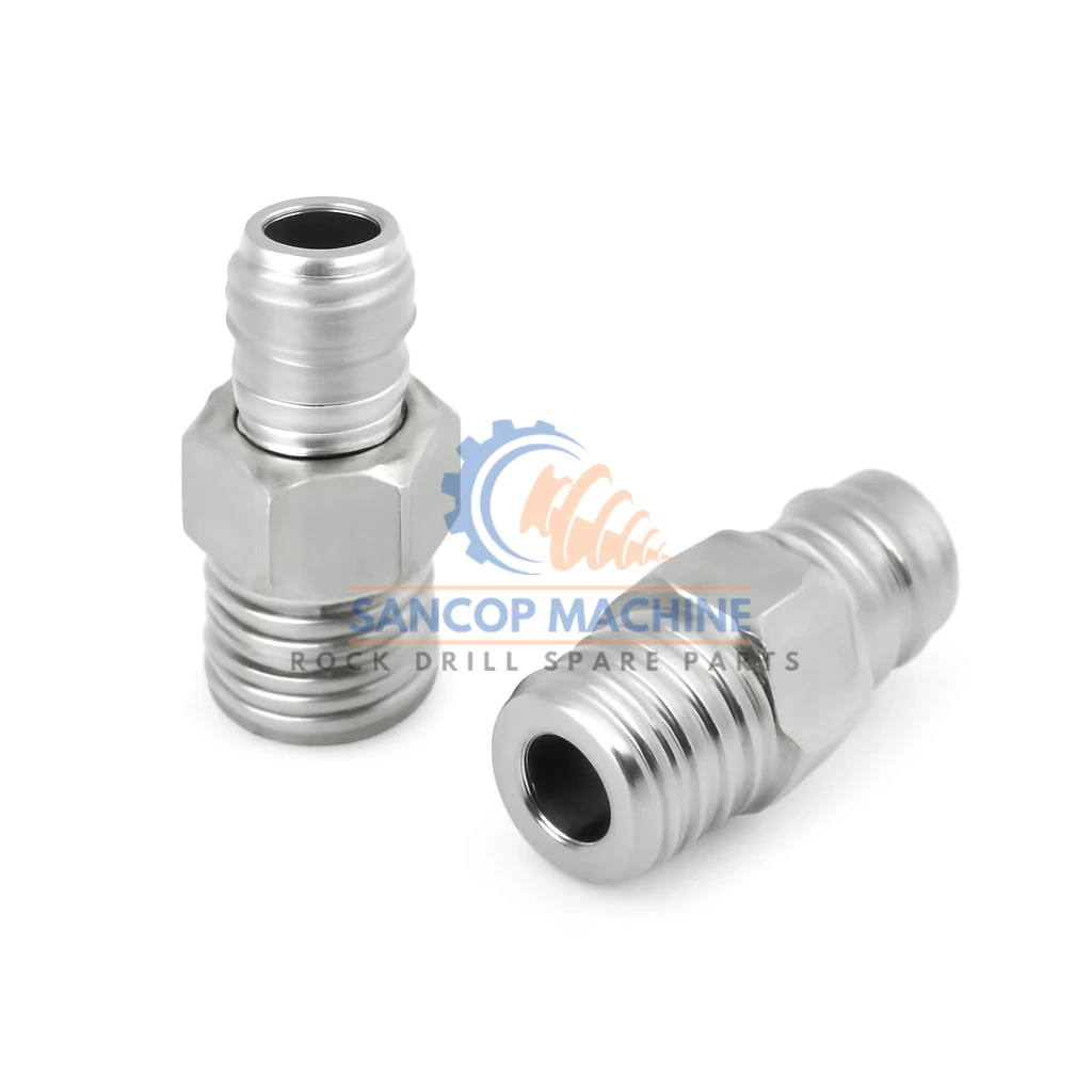 AF10140015 ADAPTER MALE STUD CONNECTOR OEM compatible rock drill spare part AF10140015 ADAPTER MALE STUD CONNECTOR